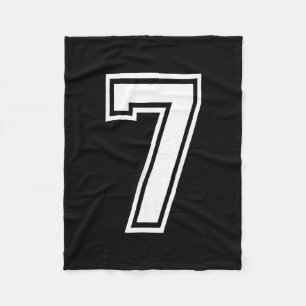 Funny Number 7 67 Meme Costume Matching Group Hall Fleece Blanket
