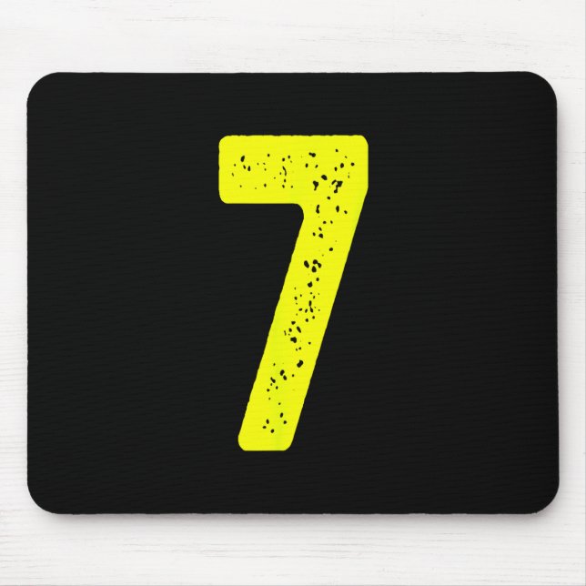 Funny Number 7 67 Meme Costume Matching Group Hall Mouse Pad (Front)