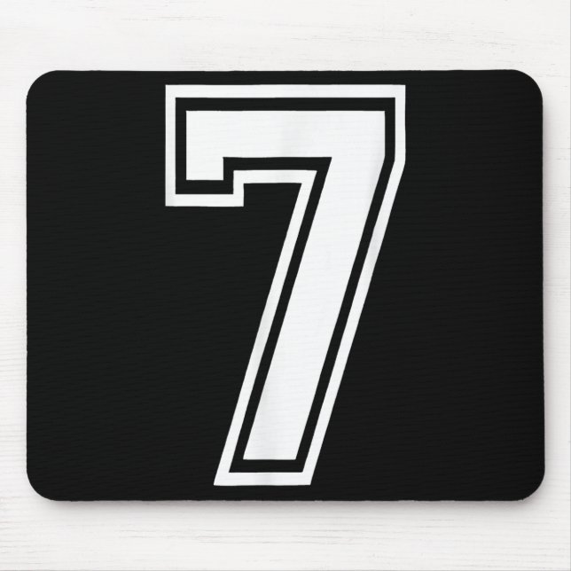 Funny Number 7 67 Meme Costume Matching Group Hall Mouse Pad (Front)