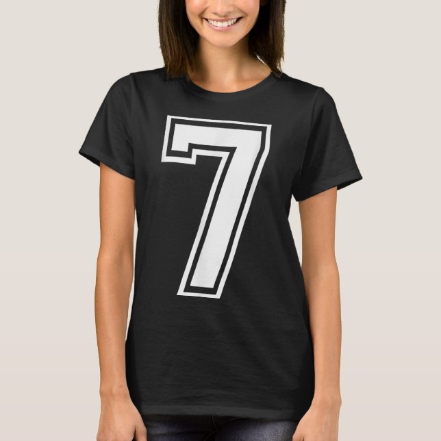 Funny Number 7 67 Meme Costume Matching Group Hall T-Shirt (Front)