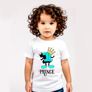 Funny number one with crown baby T-Shirt