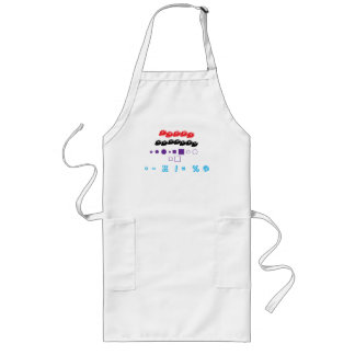 FUNNY NUMBERS LONG APRON