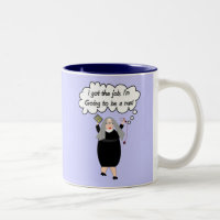 Funny Nun Cards "Got The Job!" (Gail Gabel)