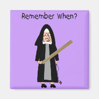 Funny Nun Cards :Nuns Carried Rulers"