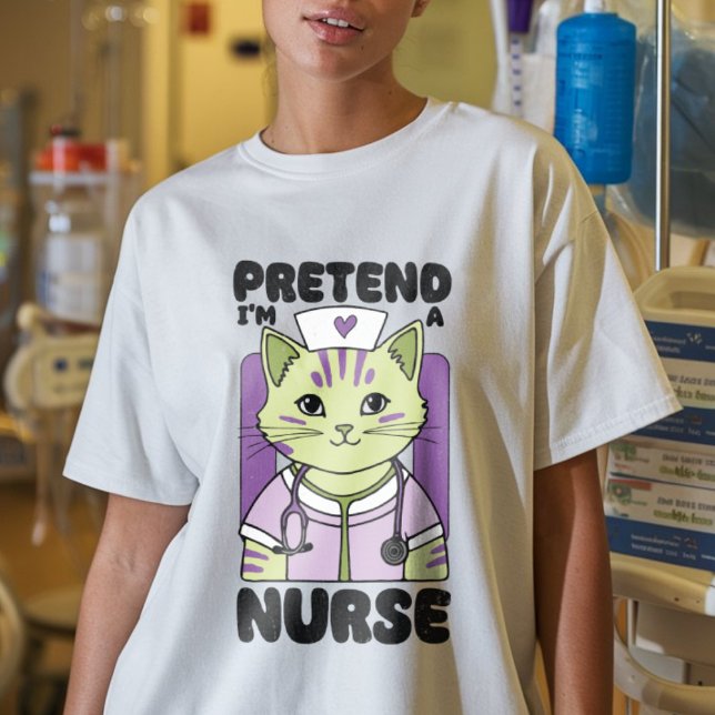 Funny Nurse cat T-Shirt (Creator Uploaded)
