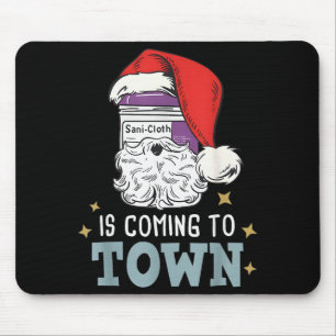 Funny Nurse Christmas Rn Tech Medical Istant Holid Mouse Pad