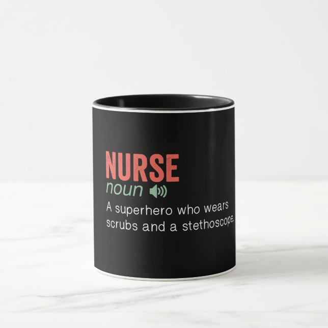 Funny Nurse Definition Mug (Center)