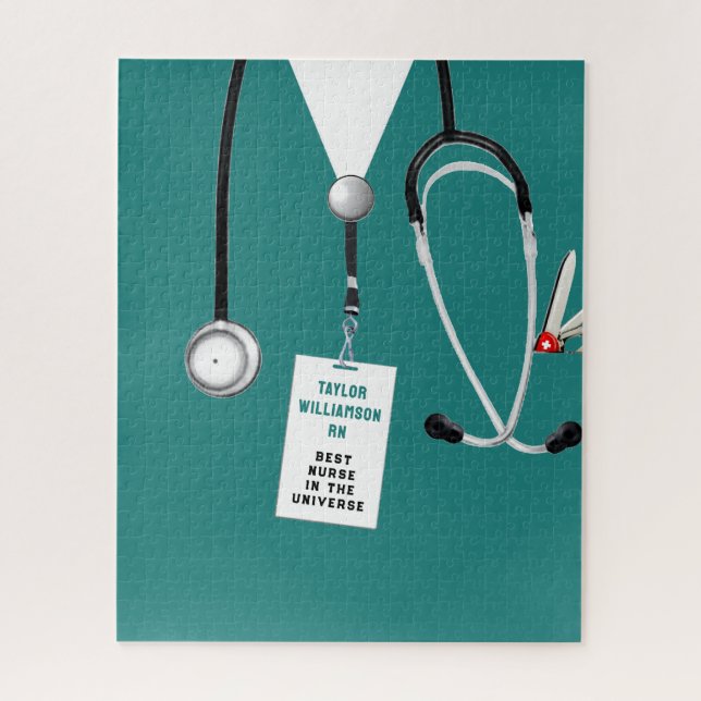 Funny Nurse Gift Jigsaw Puzzle (Vertical)