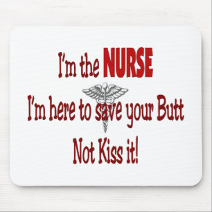 Funny Nurse Gifts Mouse Pad
