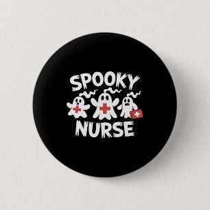 Funny Nurse Halloween 6 Cm Round Badge