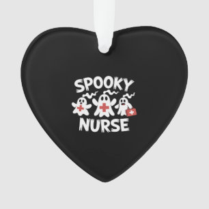 Funny Nurse Halloween Ornament