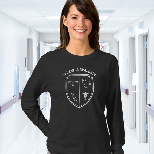 Funny Nurse I.V. League T-Shirt (Creator Uploaded)