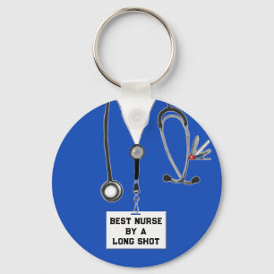 Funny Nurse Key Ring