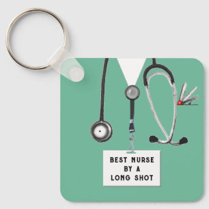 Funny Nurse Key Ring