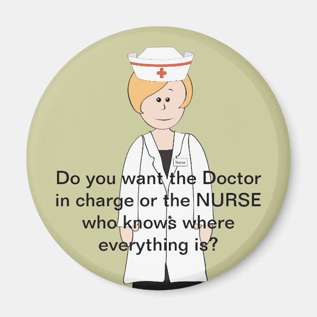 Funny Nurse Magnets (Front)