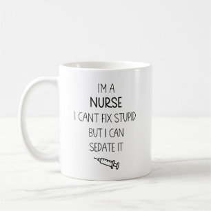 Funny Nurse Mug Personalised Nurse Gift