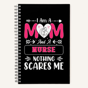 Funny Nurse Mum, Nurse Mum funny quotes Notebook