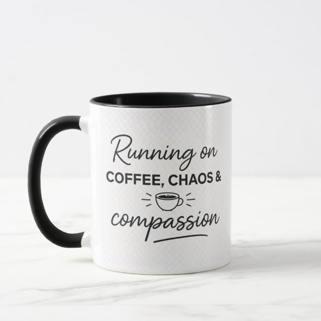 Funny Nurse night shift caffeine  Mug (Left)