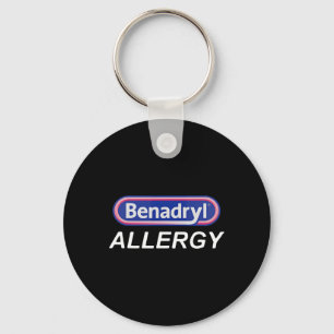 Funny Nurse Pharmacy Halloween Costume Benadryl Al Key Ring