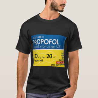 Funny Nurse Pharmacy Halloween Propofol Injectable T-Shirt