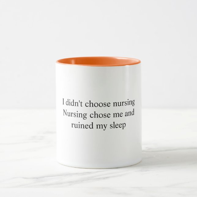 Funny nurse quote mug (Center)