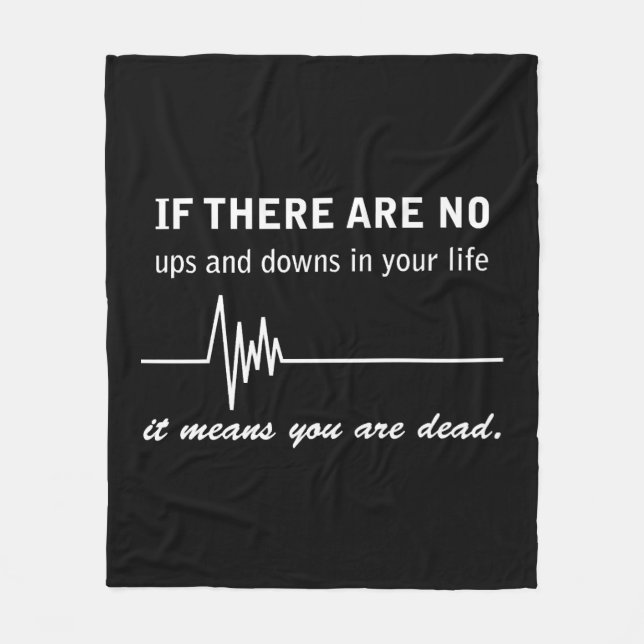 Funny Nurse Quotes Fleece Blanket (Front)