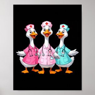 Funny nurse sarcastic registered nurse new nurse poster