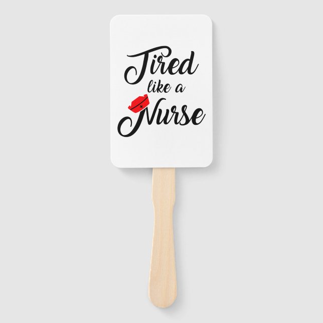 Funny Nurse Shirt.   1 Hand Fan (Front)