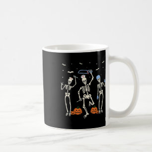 Funny Nurse Skeleton Halloween Healthcare Coffee Mug