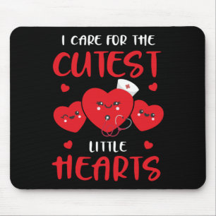Funny Nurse Valentine’s Day Rn Icu Er Women V-day  Mouse Pad