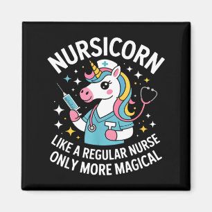 Funny nursicorn like a regular nurse only moreFunn Magnet