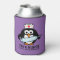 Funny nursing can cooler with cute penguin nurse