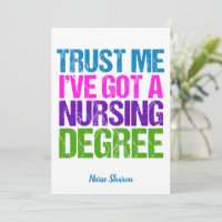Funny Nursing School Graduation Personalised Nurse