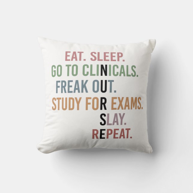 Funny Nursing School student Future Nurse Gifts Cushion (Front)