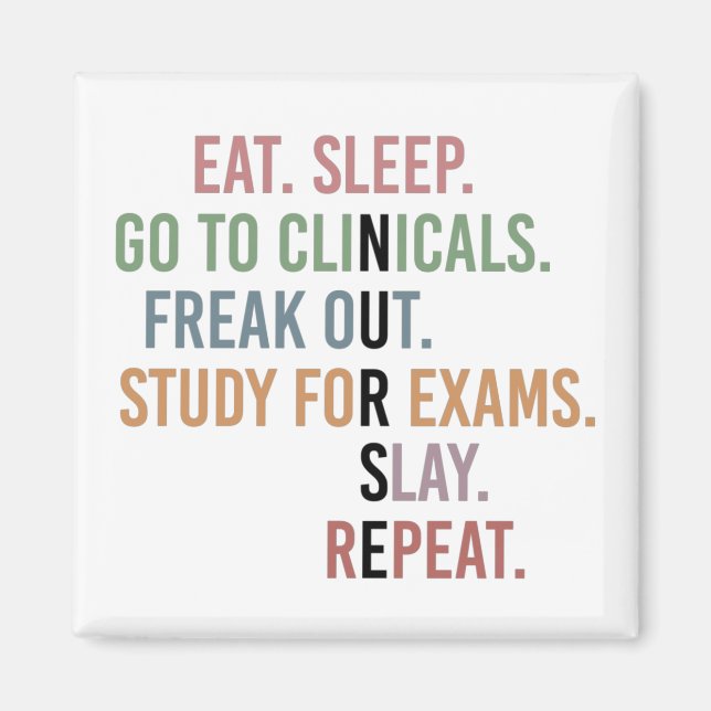 Funny Nursing School student Future Nurse Gifts Magnet (Front)