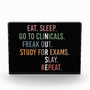 Funny Nursing School student Future Nurse Photo Block