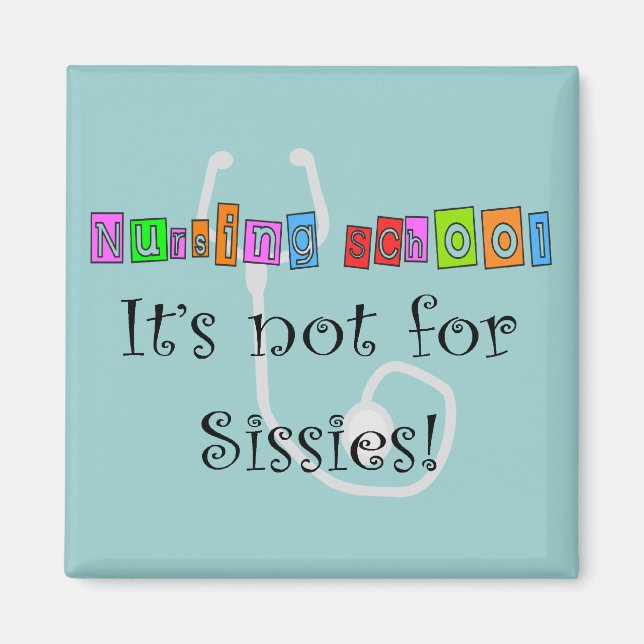 Funny Nursing Student Gifts Magnet (Front)