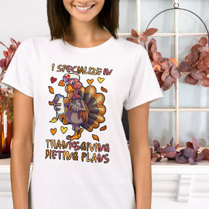 Funny Nursing Turkey Thanksgiving Autumn T-Shirt
