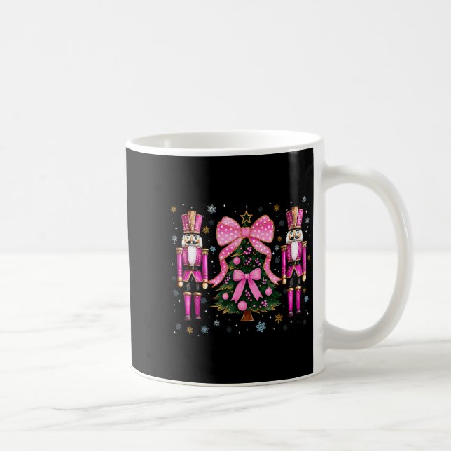 Funny Nutcracker Christmas Tree Christmas Xmas Wom Coffee Mug (Right)