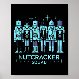 Funny Nutcracker Men Women Nutcrackers Xmas  Poster