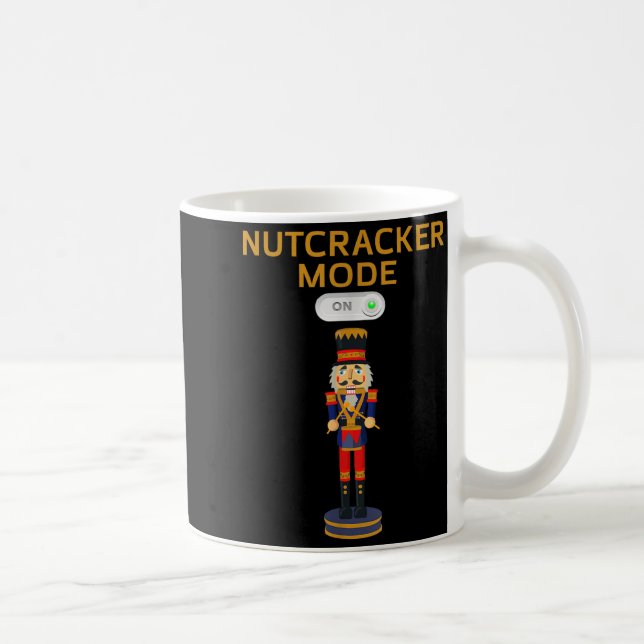 Funny Nutcracker Shirt Christmas Nutcracker Mode O Coffee Mug (Right)