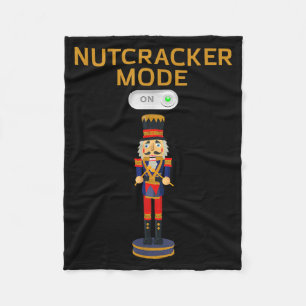 Funny Nutcracker Shirt Christmas Nutcracker Mode O Fleece Blanket