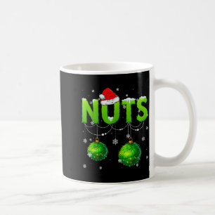 Funny Nuts Santa Hat Christmas Xmas Men Women  Coffee Mug