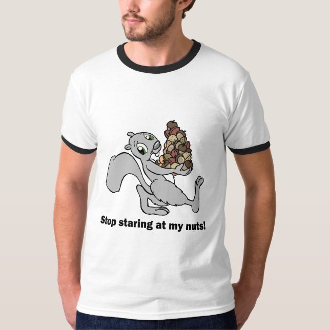 Funny nuts squirrel T-Shirt (Front)