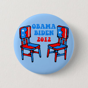 funny Obama Biden 6 Cm Round Badge