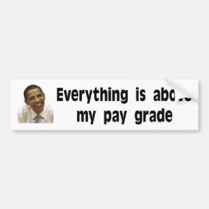 Funny Obama Bumper Sticker