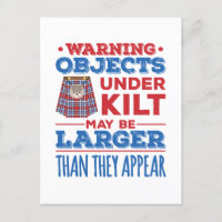 Funny Objects Under Kilt May Be Larger Scottish 