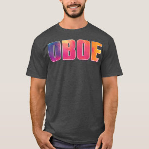 Funny Oboist Music Orchestra Cool Oboe Design 883 T-Shirt