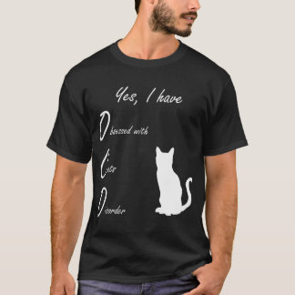 Funny Obsessed With Cats T-Shirt