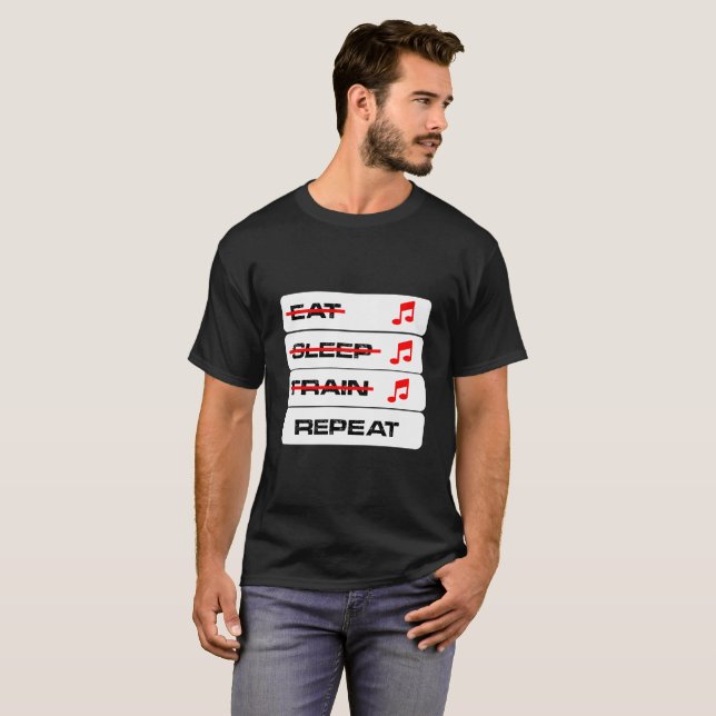 Funny Obsession to Music T-Shirt (Front Full)